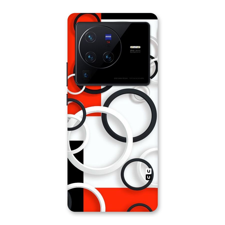 Rings Abstract Back Case for Vivo X80 Pro