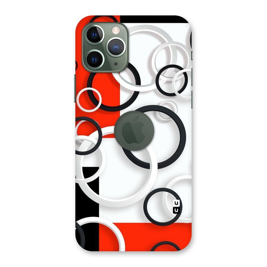 Rings Abstract Back Case for iPhone 11 Pro Logo  Cut
