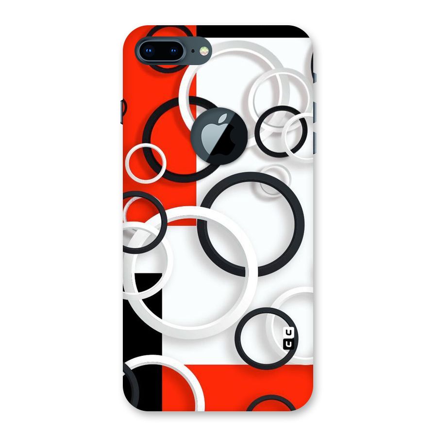 Rings Abstract Back Case for iPhone 7 Plus Logo Cut