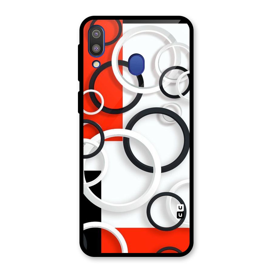 Rings Abstract Glass Back Case for Galaxy M20