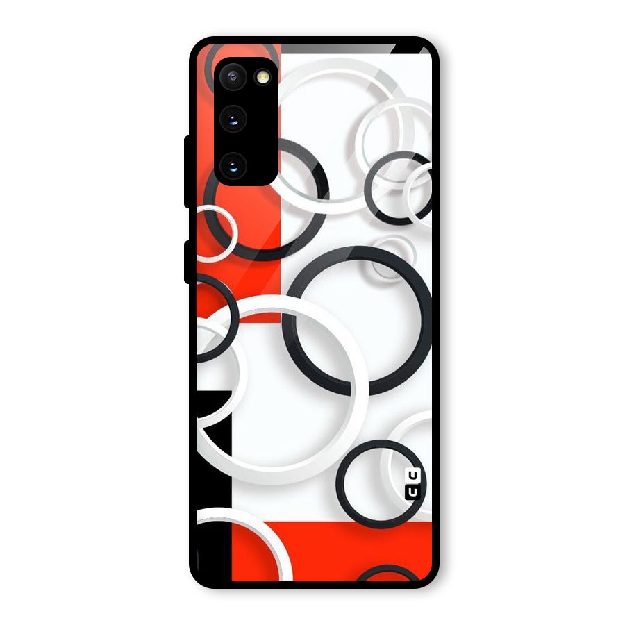Rings Abstract Glass Back Case for Galaxy S20 FE 5G