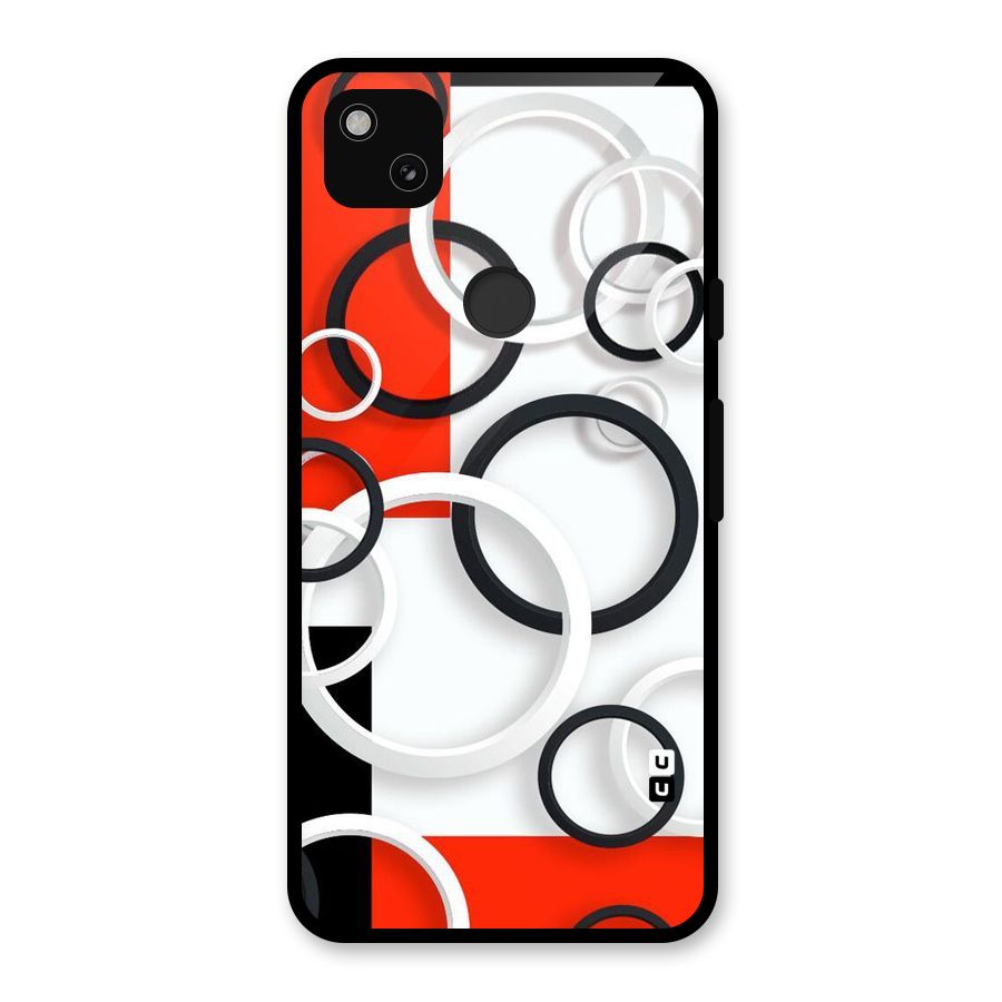Rings Abstract Glass Back Case for Google Pixel 4a