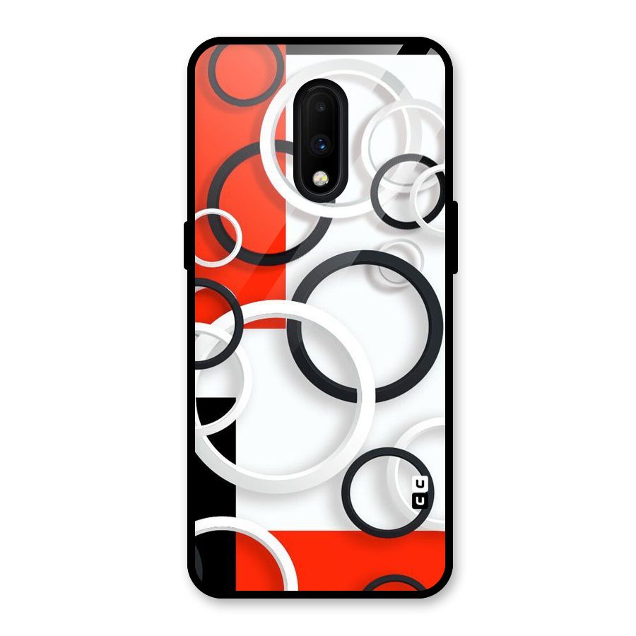 Rings Abstract Glass Back Case for OnePlus 7