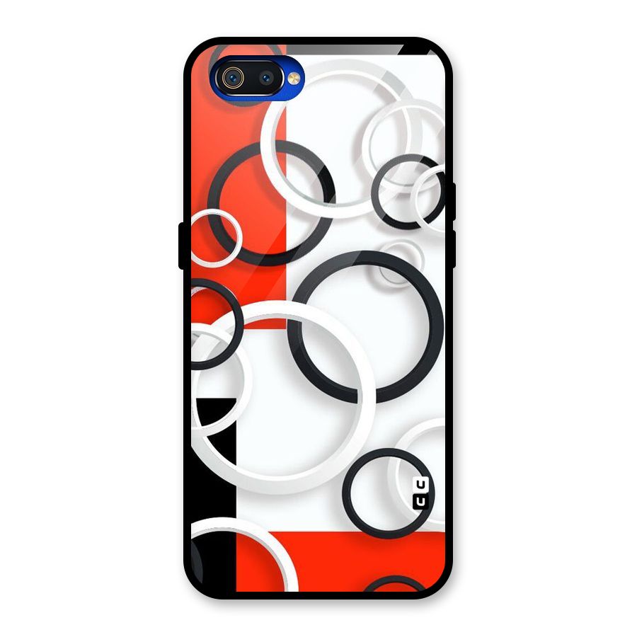 Rings Abstract Glass Back Case for Realme C2