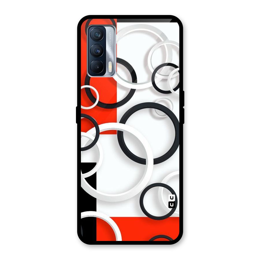 Rings Abstract Glass Back Case for Realme X7
