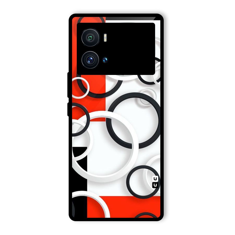 Rings Abstract Glass Back Case for Vivo iQOO 9 Pro