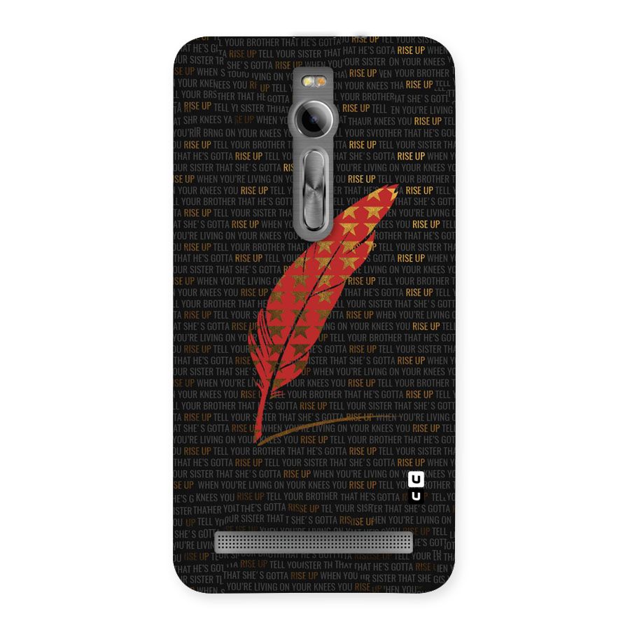 Rise Up Feather Back Case for Asus Zenfone 2
