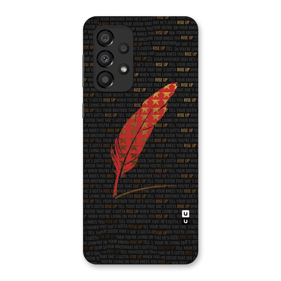 Rise Up Feather Back Case for Galaxy A33 5G