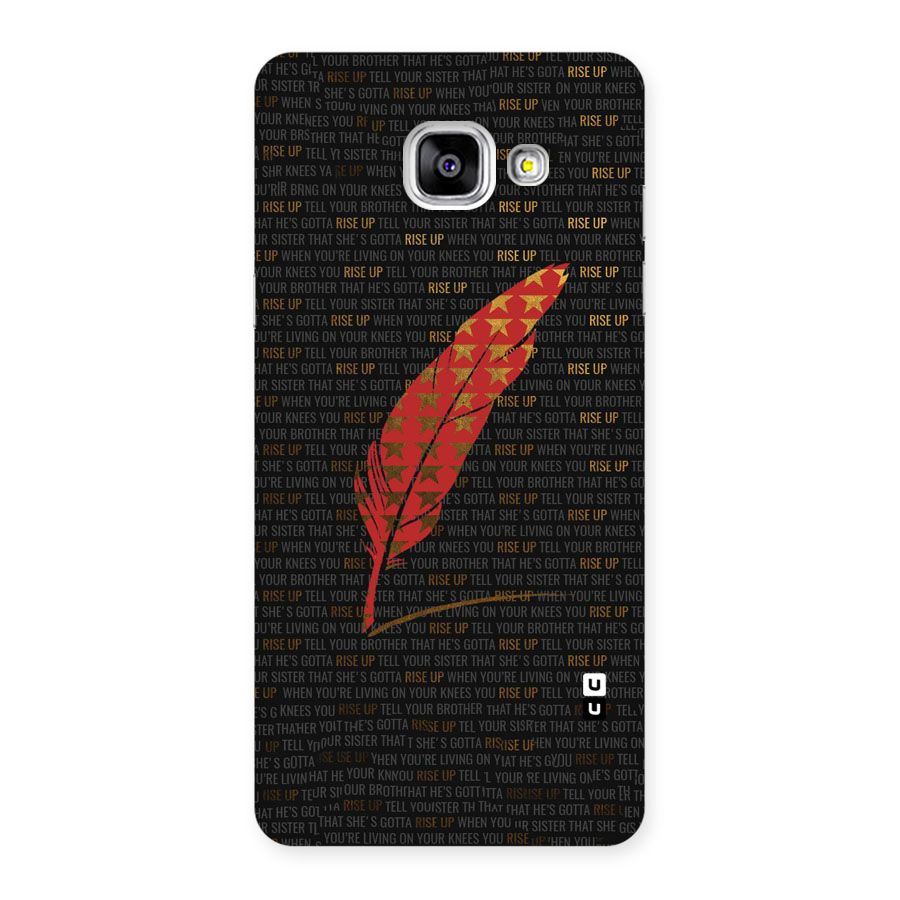 Rise Up Feather Back Case for Galaxy A5 2016