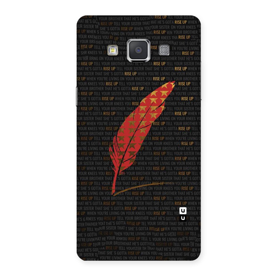 Rise Up Feather Back Case for Galaxy Grand Max