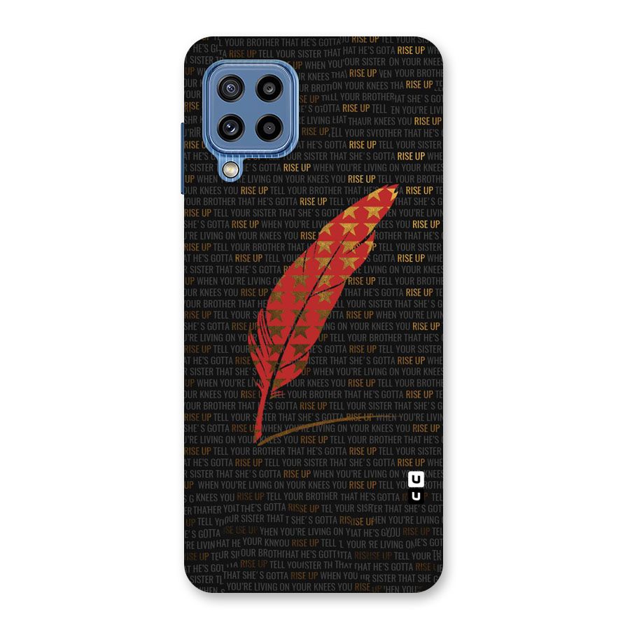 Rise Up Feather Back Case for Galaxy M32