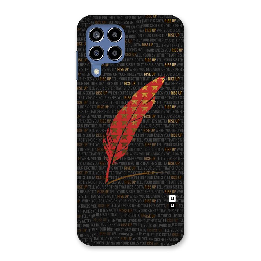 Rise Up Feather Back Case for Galaxy M53 5G