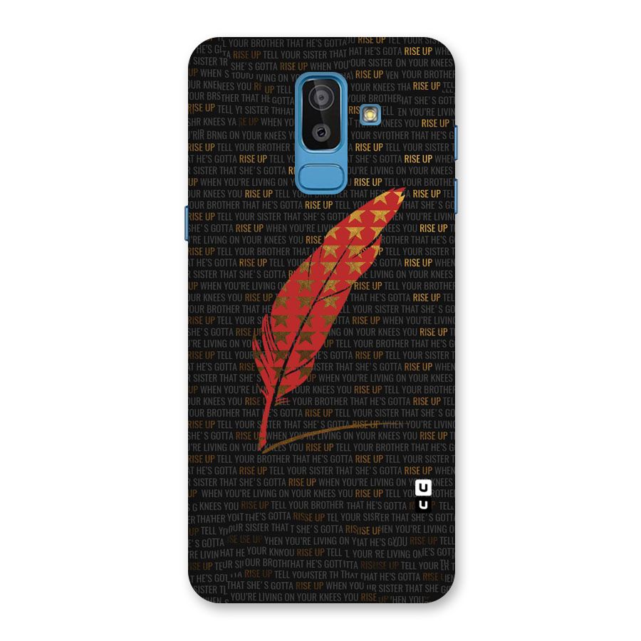 Rise Up Feather Back Case for Galaxy On8 (2018)