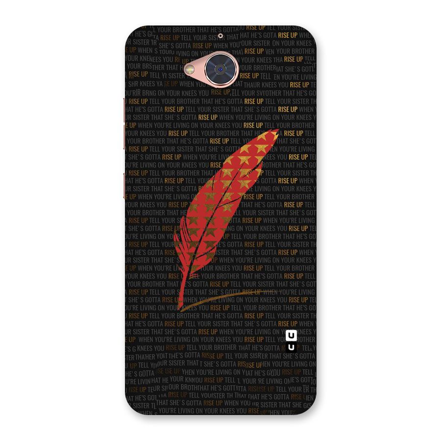 Rise Up Feather Back Case for Gionee S6 Pro