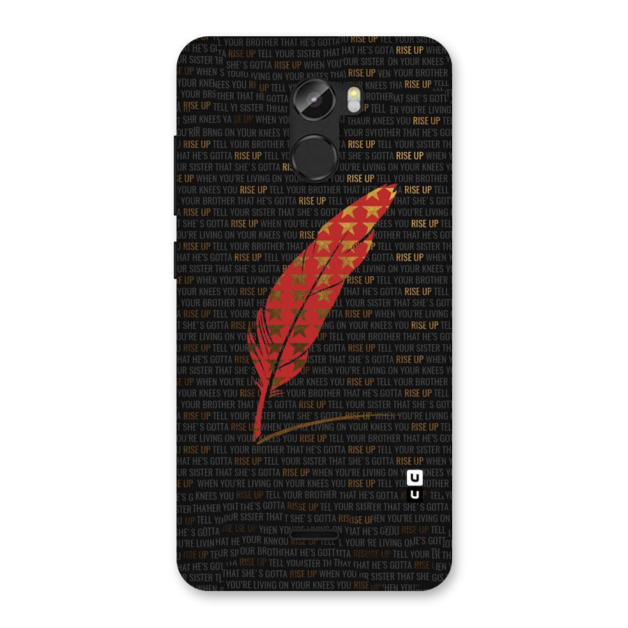 Rise Up Feather Back Case for Gionee X1