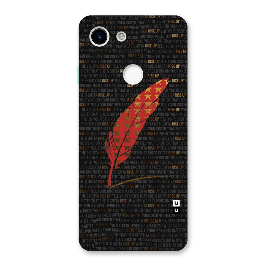 Rise Up Feather Back Case for Google Pixel 3