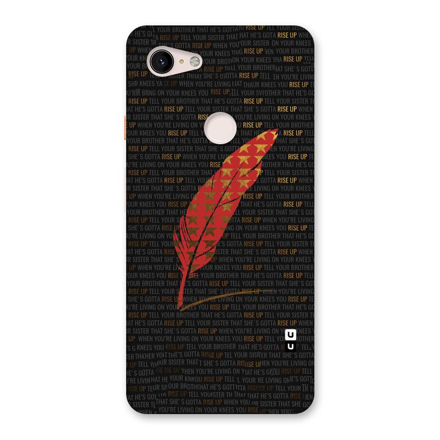 Rise Up Feather Back Case for Google Pixel 3 XL