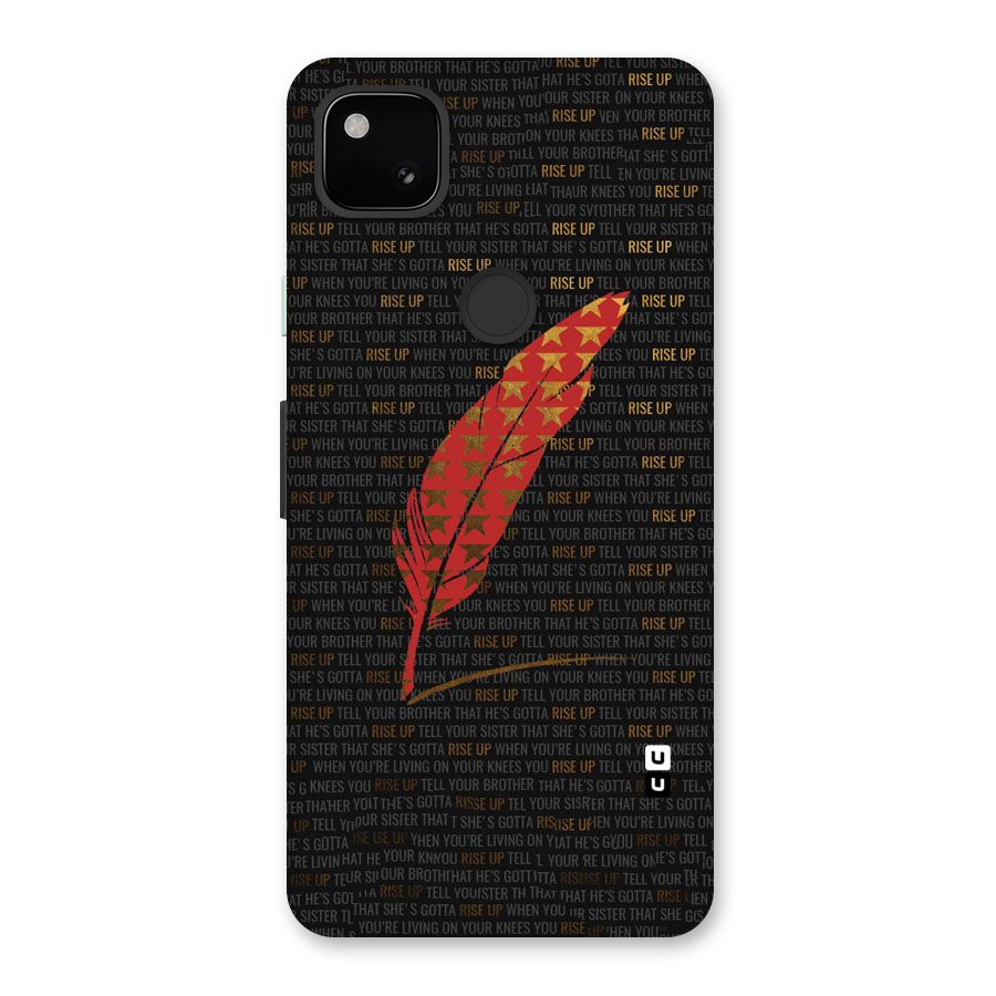 Rise Up Feather Back Case for Google Pixel 4a