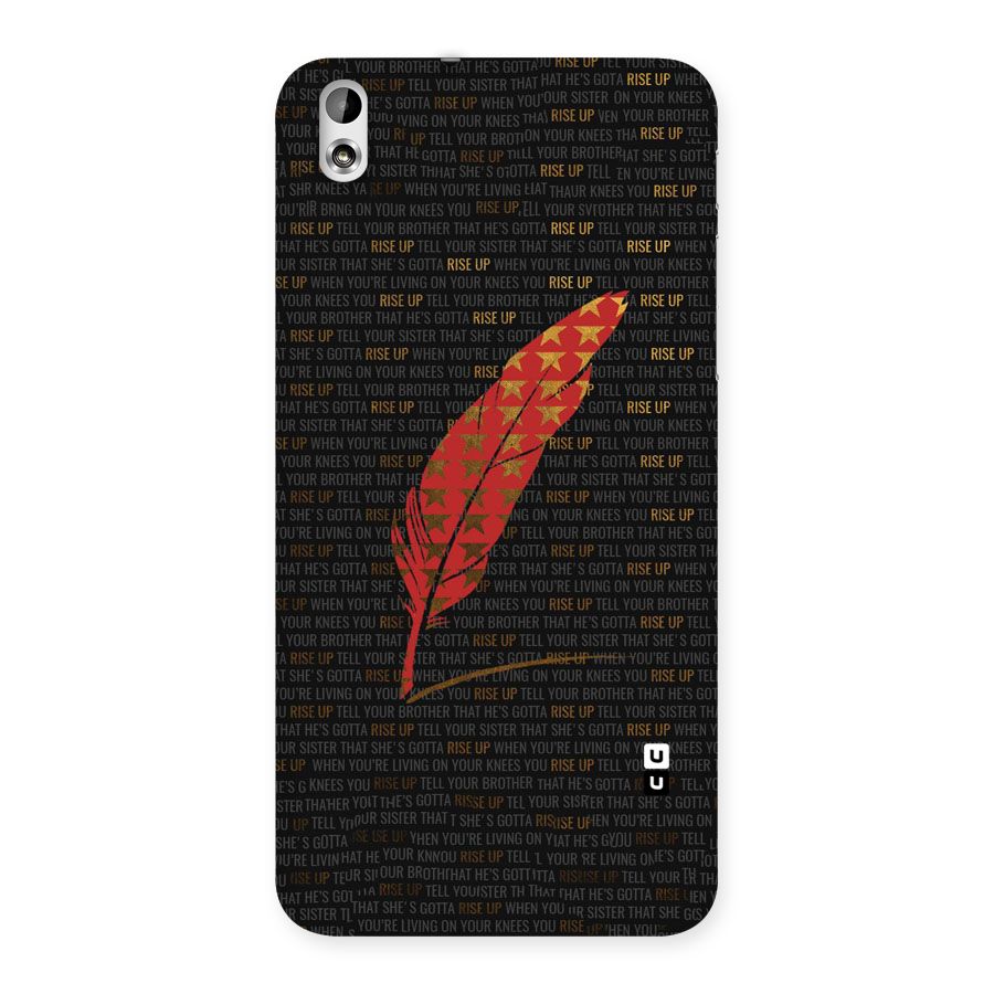 Rise Up Feather Back Case for HTC Desire 816g