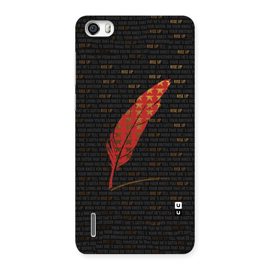 Rise Up Feather Back Case for Honor 6