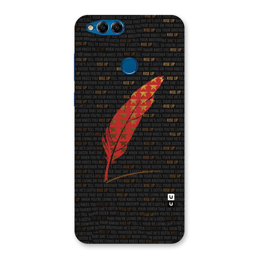 Rise Up Feather Back Case for Honor 7X