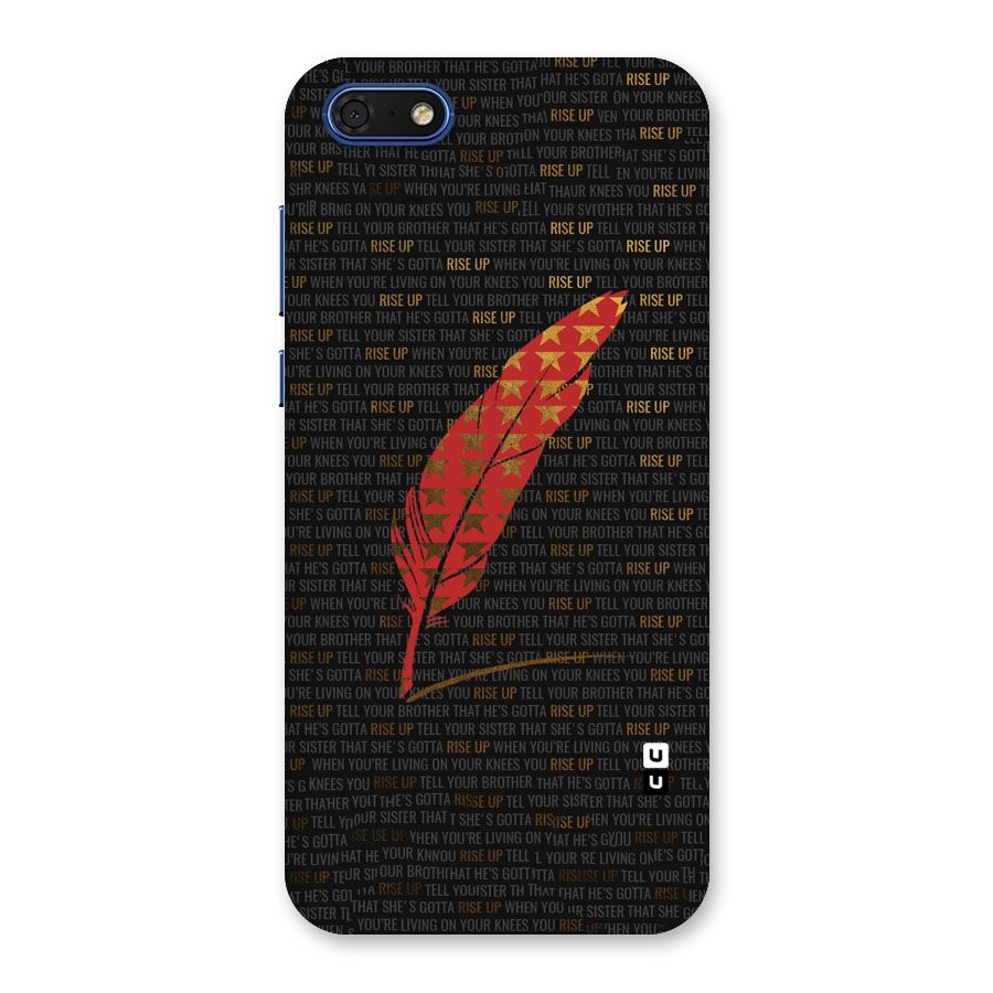 Rise Up Feather Back Case for Honor 7s