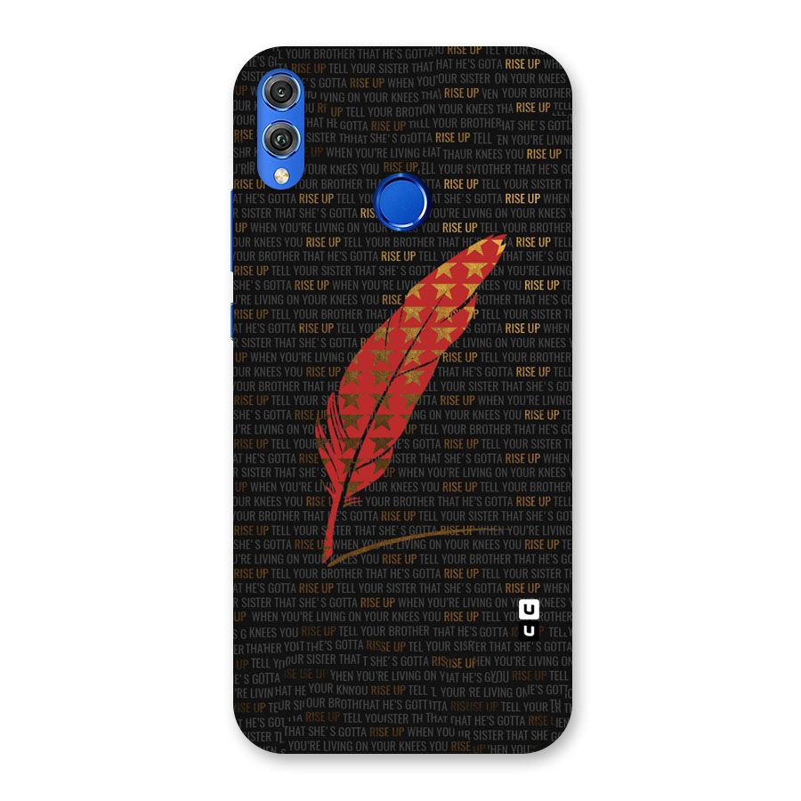 Rise Up Feather Back Case for Honor 8X