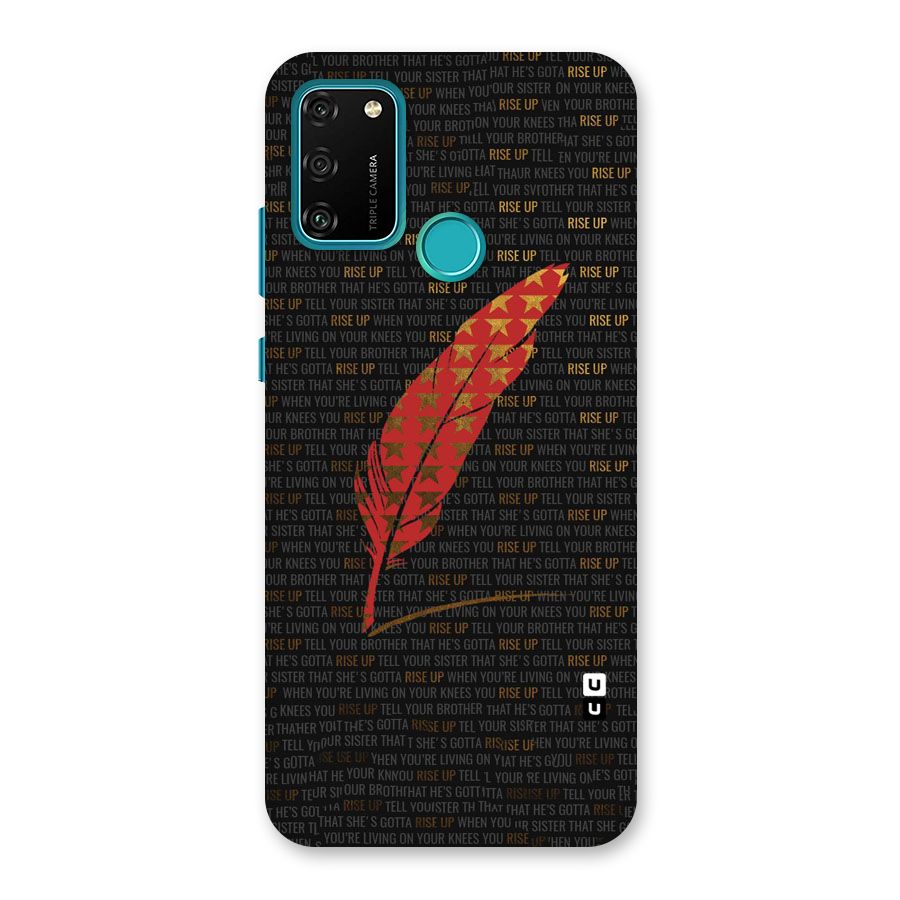 Rise Up Feather Back Case for Honor 9A