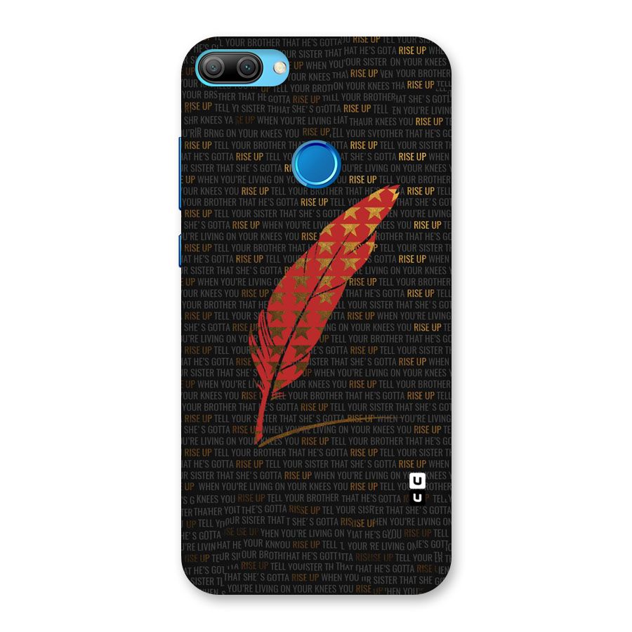 Rise Up Feather Back Case for Honor 9N
