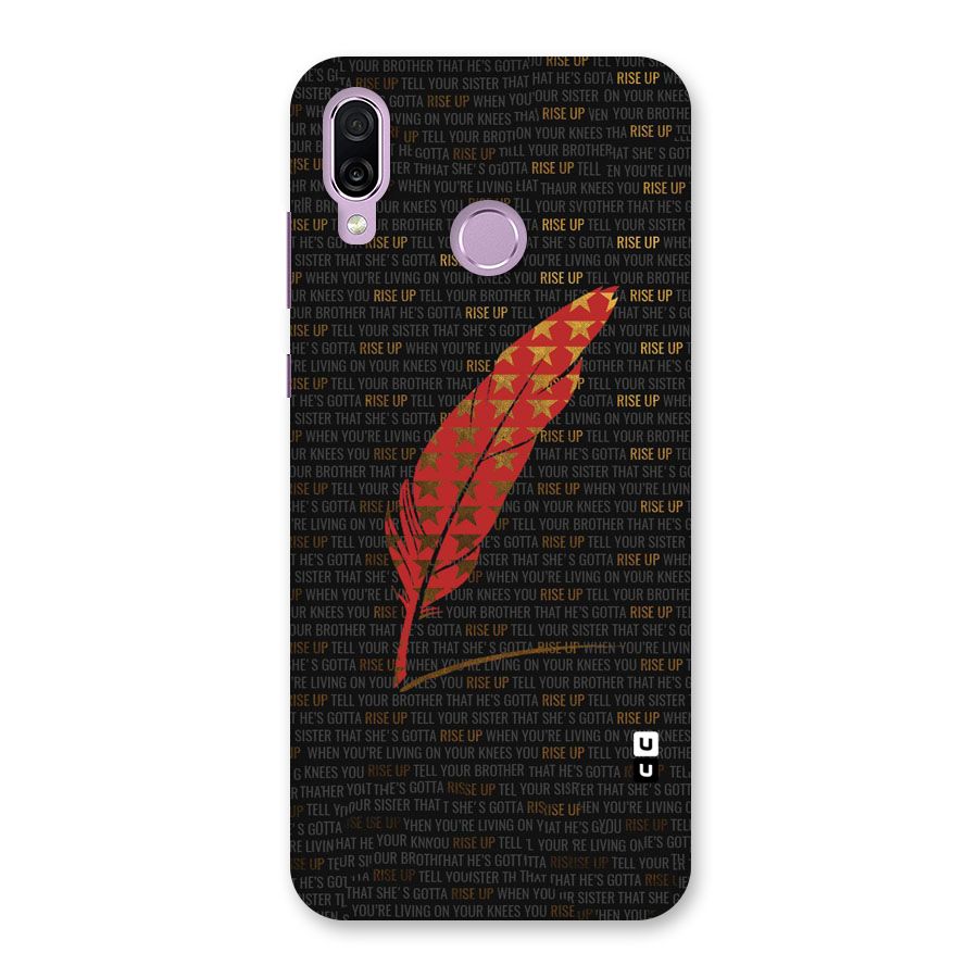Rise Up Feather Back Case for Honor Play