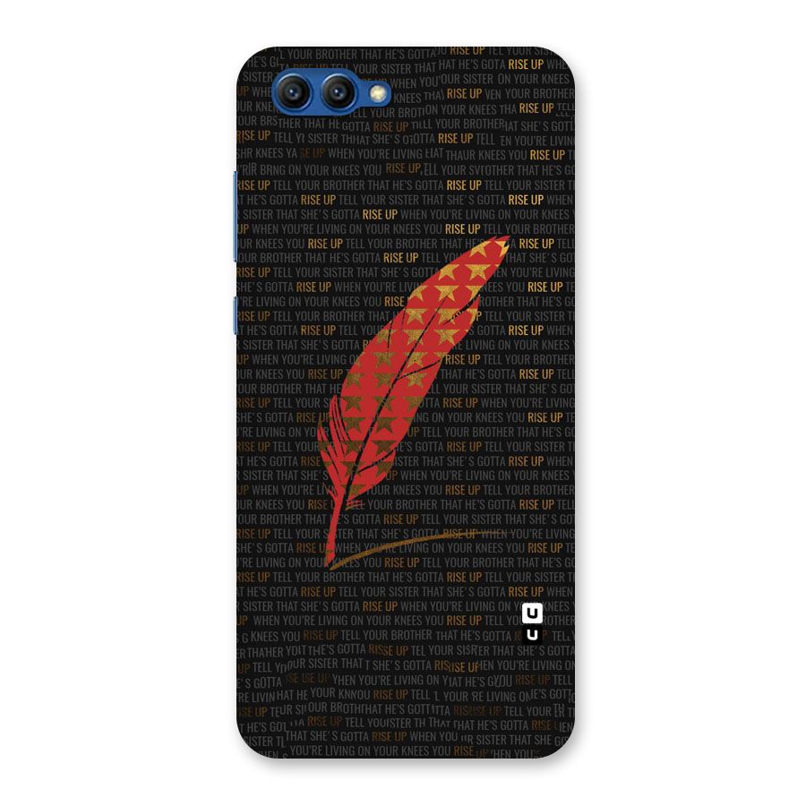 Rise Up Feather Back Case for Honor View 10