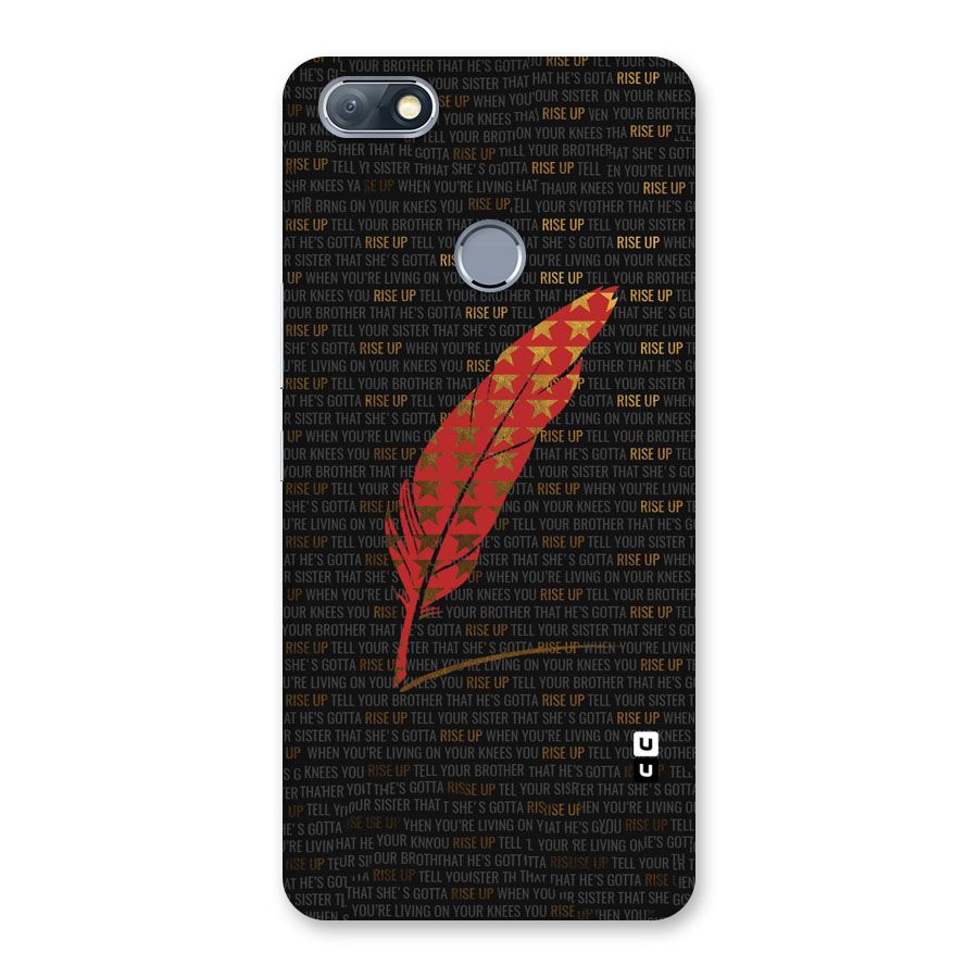Rise Up Feather Back Case for Infinix Note 5