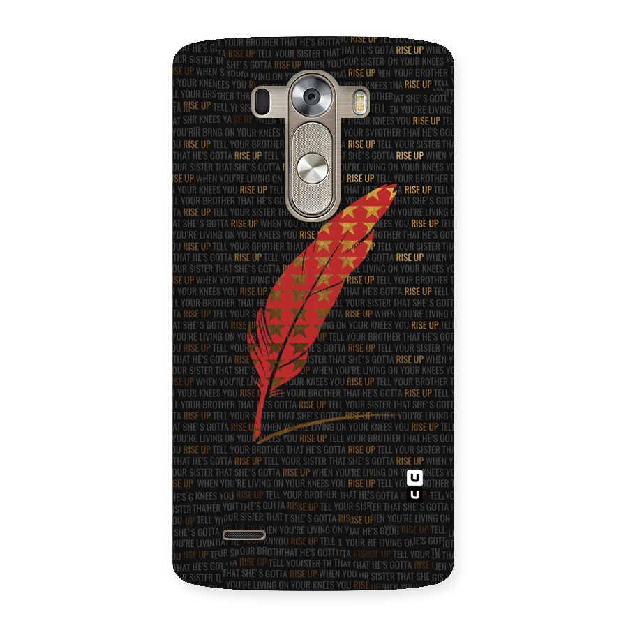 Rise Up Feather Back Case for LG G3