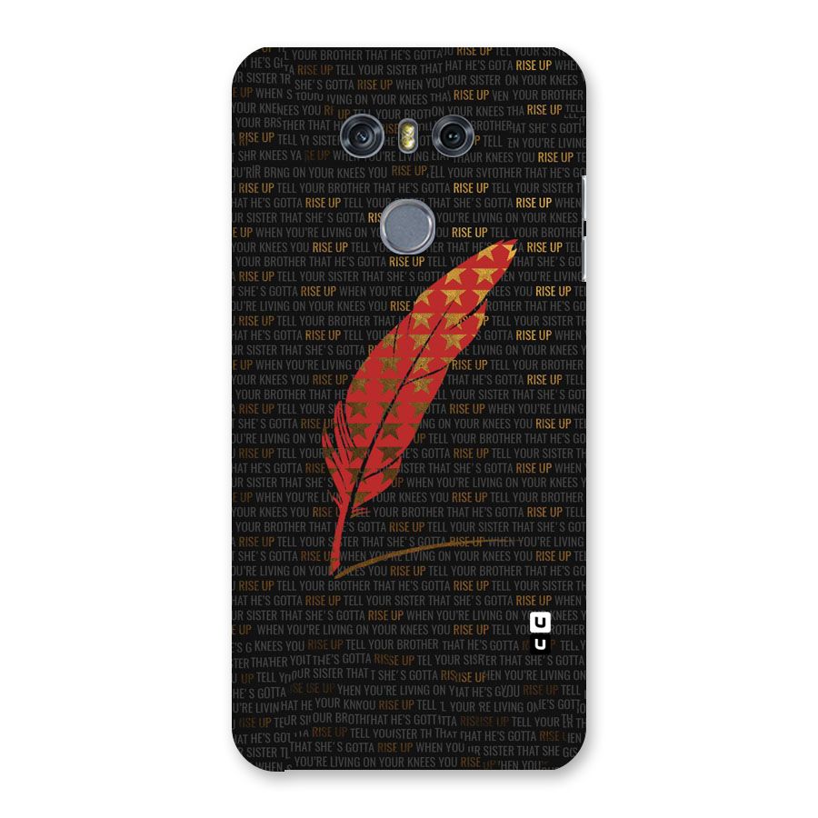 Rise Up Feather Back Case for LG G6