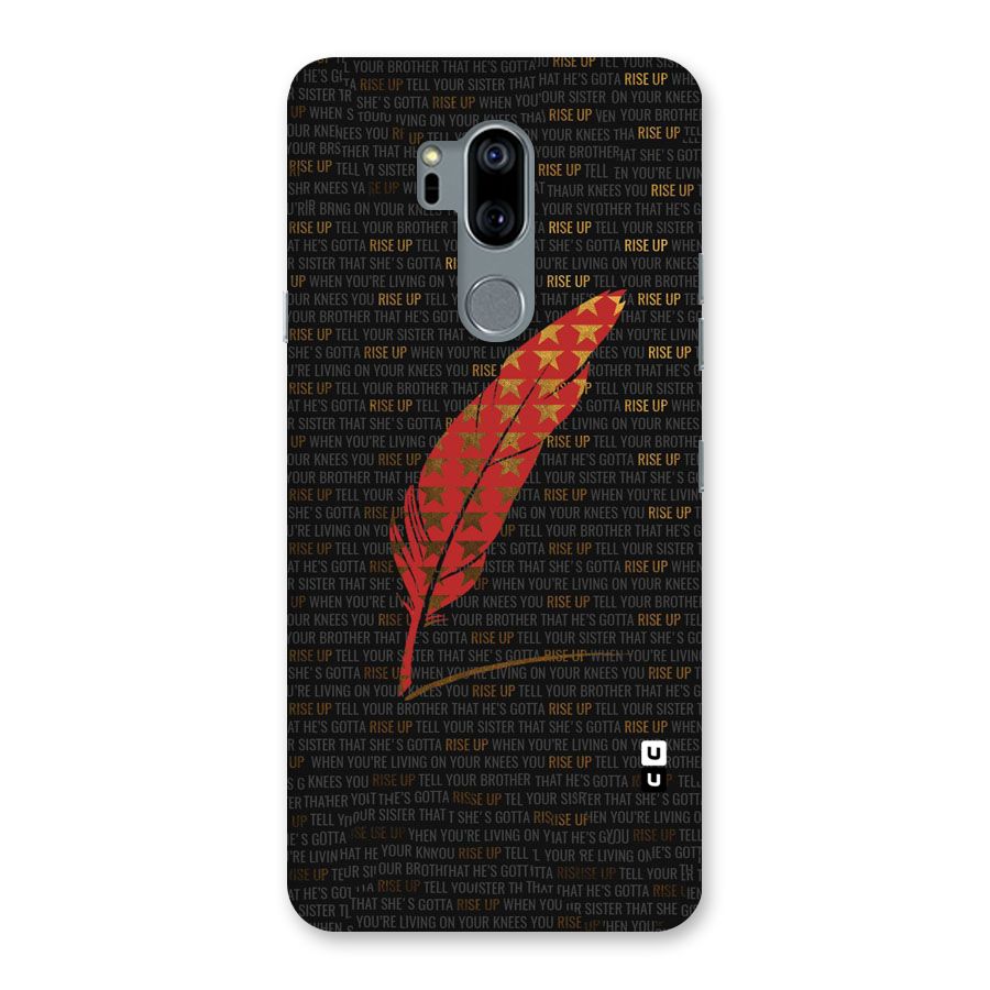 Rise Up Feather Back Case for LG G7