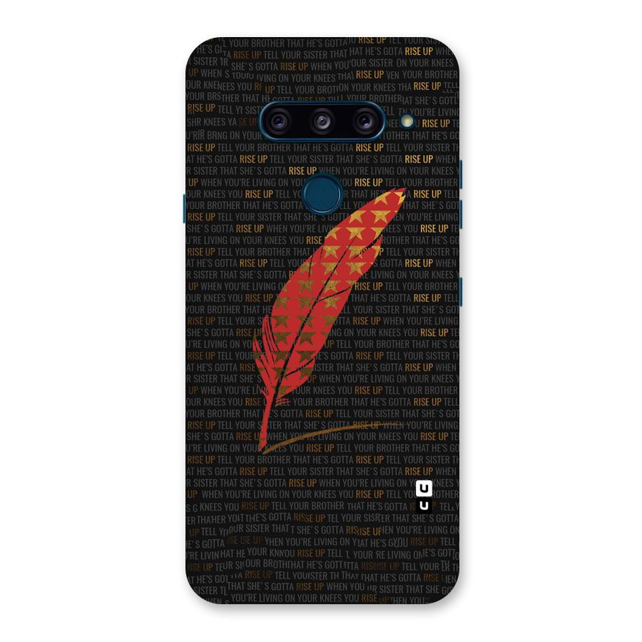 Rise Up Feather Back Case for LG  V40 ThinQ