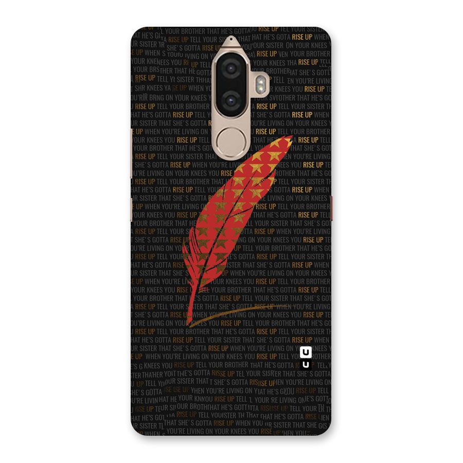 Rise Up Feather Back Case for Lenovo K8 Note