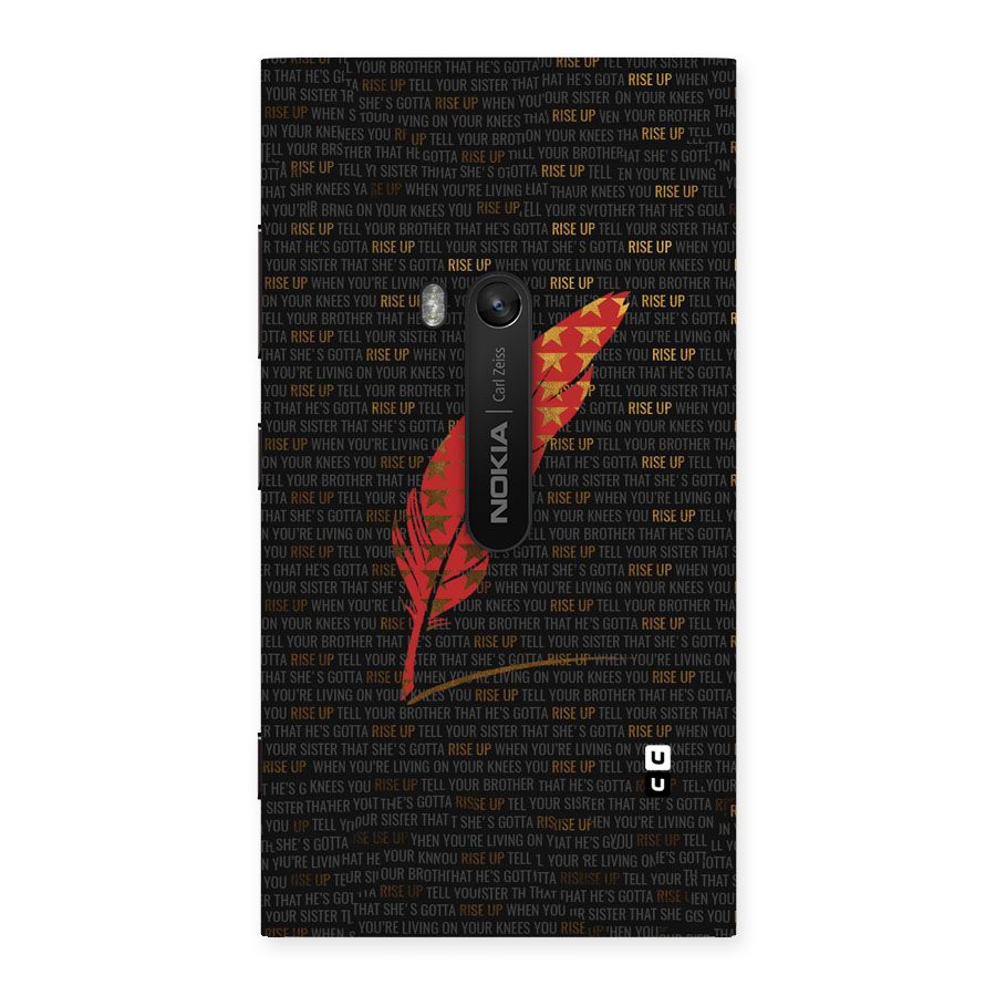 Rise Up Feather Back Case for Lumia 920