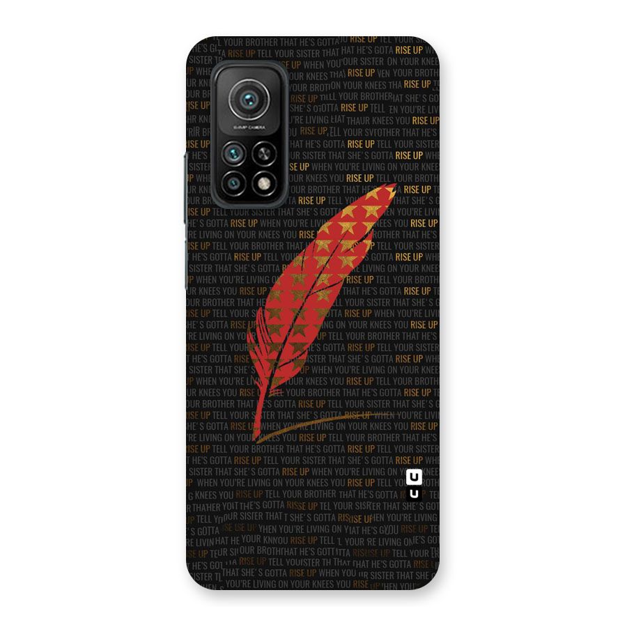 Rise Up Feather Back Case for Mi 10T 5G