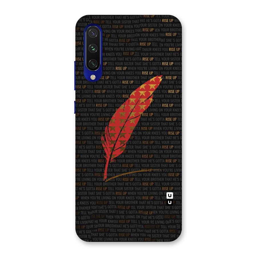 Rise Up Feather Back Case for Mi A3