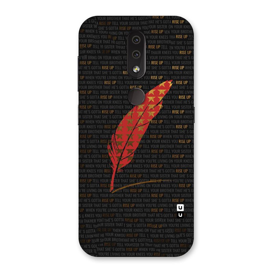 Rise Up Feather Back Case for Nokia 4.2