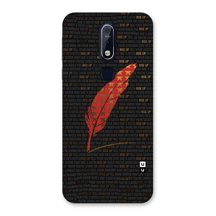 Rise Up Feather Back Case for Nokia 7.1