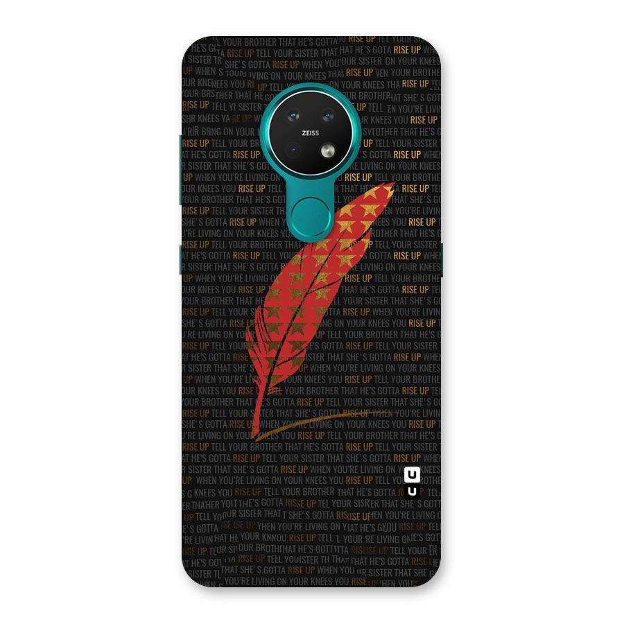 Rise Up Feather Back Case for Nokia 7.2