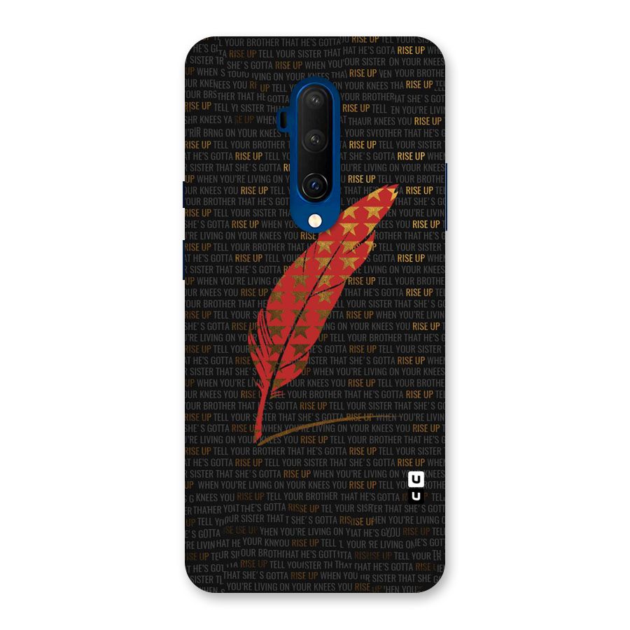 Rise Up Feather Back Case for OnePlus 7T Pro