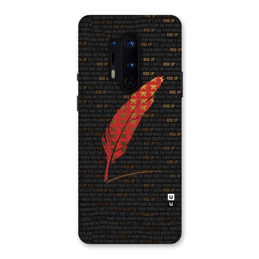 Rise Up Feather Back Case for OnePlus 8 Pro