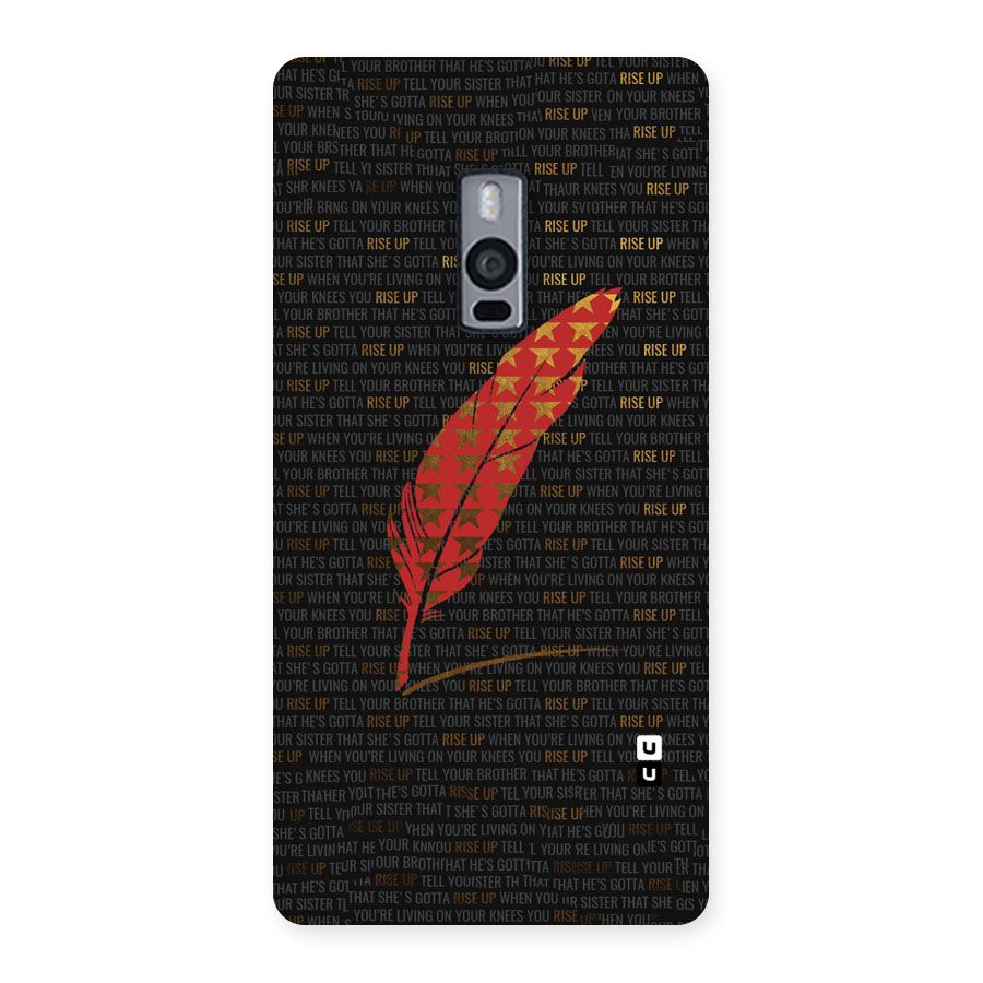 Rise Up Feather Back Case for OnePlus Two
