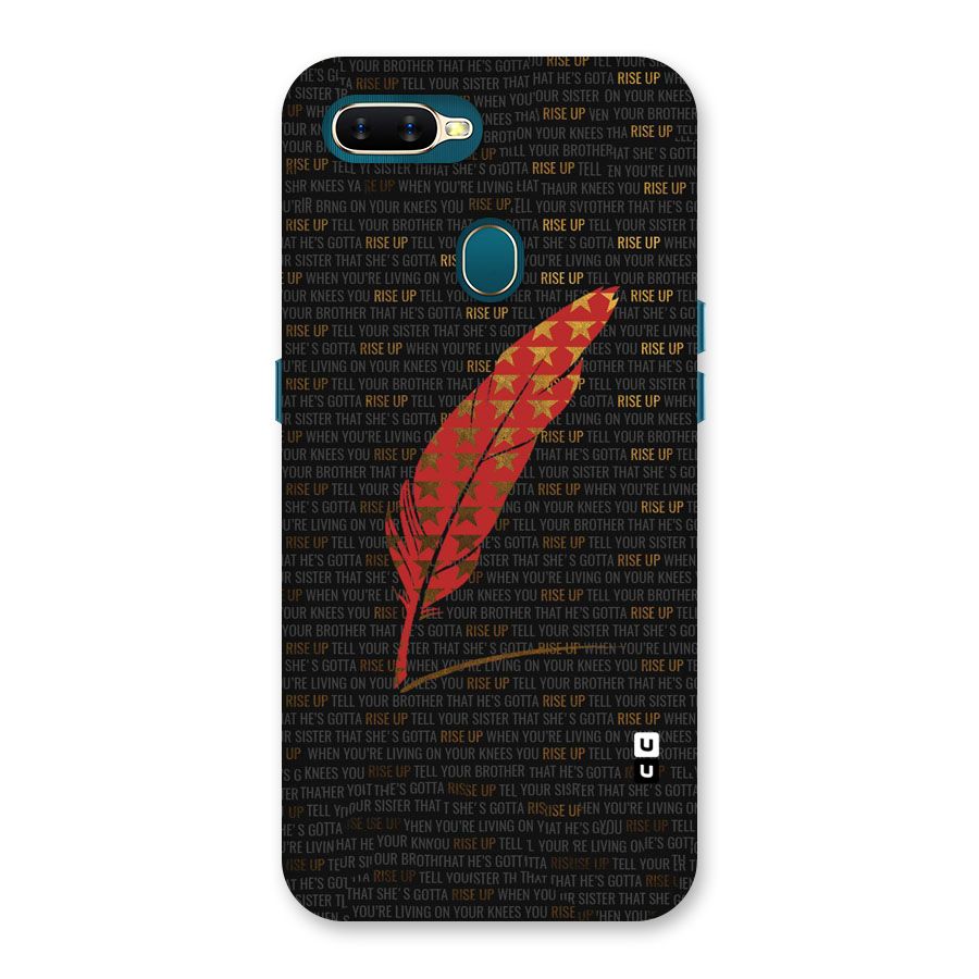 Rise Up Feather Back Case for Oppo A11k