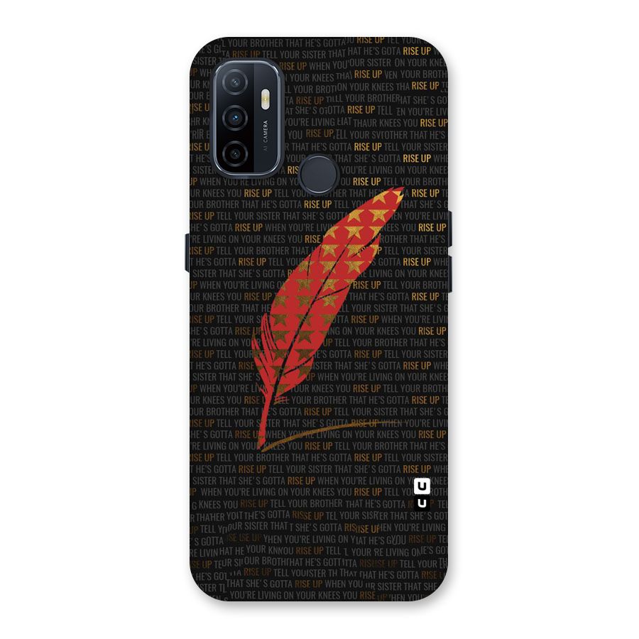 Rise Up Feather Back Case for Oppo A32