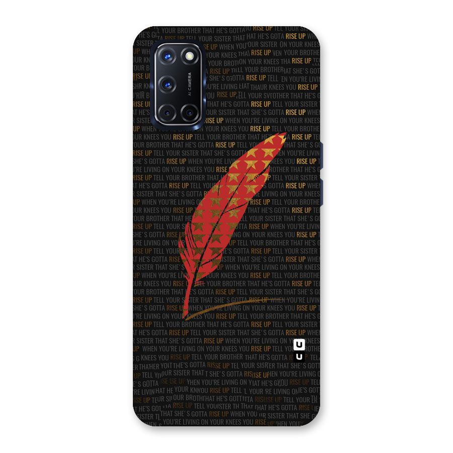 Rise Up Feather Back Case for Oppo A52