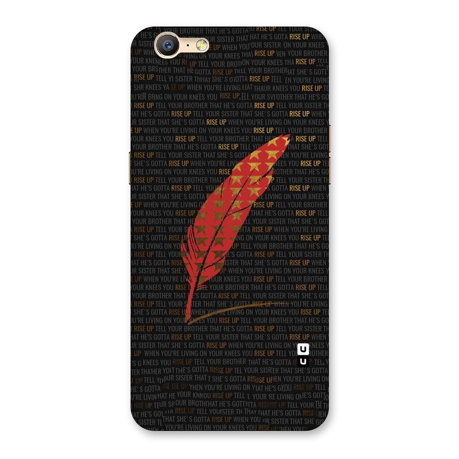 Rise Up Feather Back Case for Oppo A57